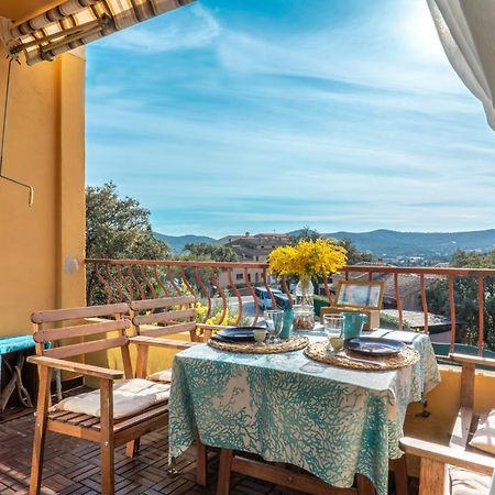 L'Odyssee Provencale, Un Duplex De Charme De 2 Chambres Au Pied Du Village Medieval De Bormes-Les-Mimosas, Offrant Des Prestations Haut De Gamme Et Une Superbe Vue Sur Le Massif Des Maures Exterior foto
